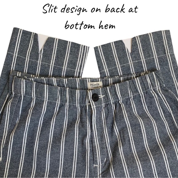 Brandy Melville Blue & White Striped Tilden Pant - Picture 10 of 12